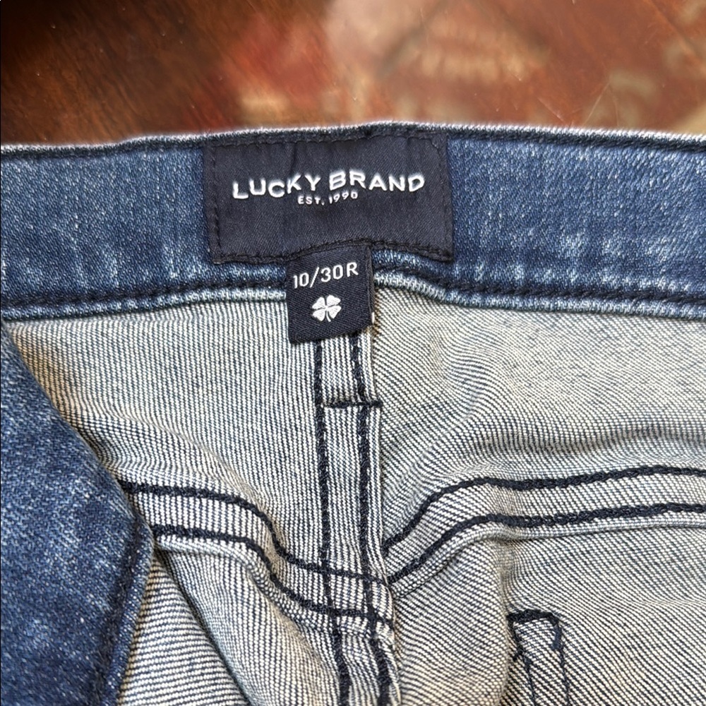 Lucky Brand Blue Boot Cut Jeans with Classic Stitching